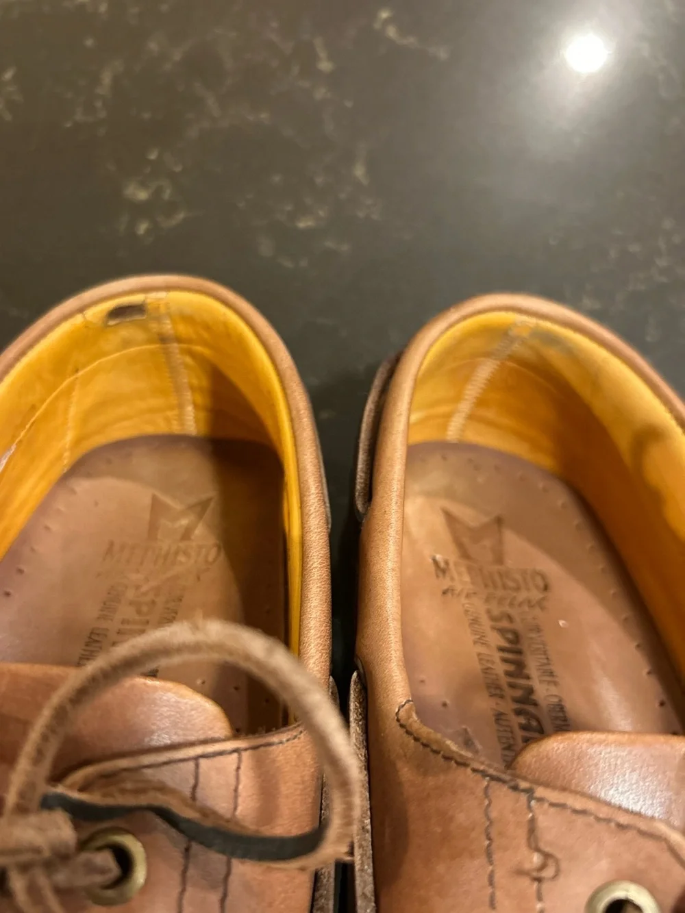 Mephisto Spinnaker Men’s Leather Boat Shoes